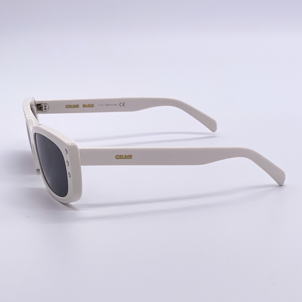 NEW CELINE CL40072I 25N WOMEN WHITE CELINE SUNGLASSES CL 40072I - Picture 5 of 10
